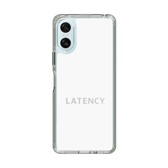 スリムプロテクションケース［ LATENCY - Logotype - White ］