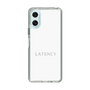 スリムプロテクションケース［ LATENCY - Logotype - White ］
