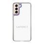 スリムプロテクションケース［ LATENCY - Logotype - White ］