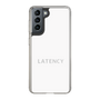 スリムプロテクションケース［ LATENCY - Logotype - White ］
