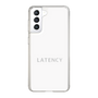 スリムプロテクションケース［ LATENCY - Logotype - White ］