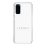 スリムプロテクションケース［ LATENCY - Logotype - White ］
