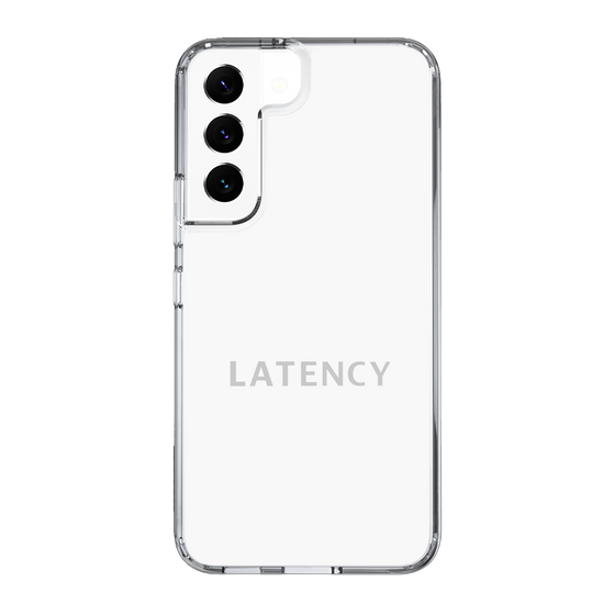 スリムプロテクションケース［ LATENCY - Logotype - White ］