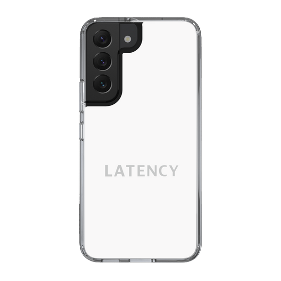 スリムプロテクションケース［ LATENCY - Logotype - White ］