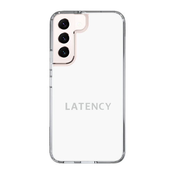 スリムプロテクションケース［ LATENCY - Logotype - White ］