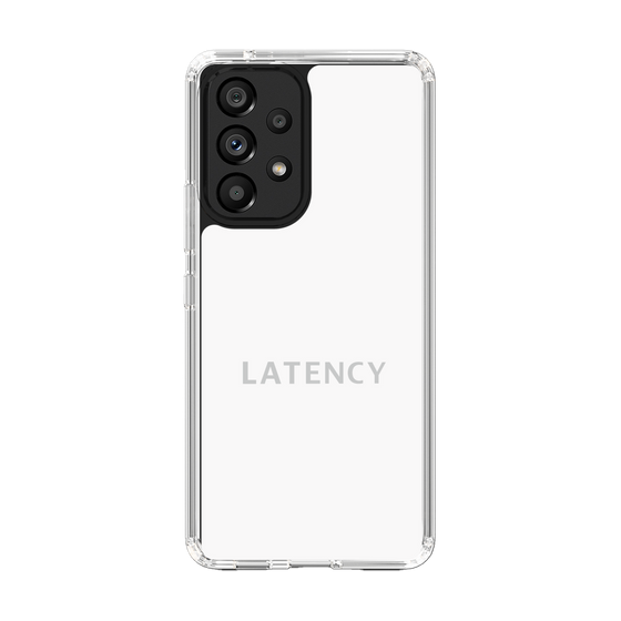 スリムプロテクションケース［ LATENCY - Logotype - White ］