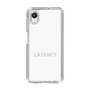 スリムプロテクションケース［ LATENCY - Logotype - White ］