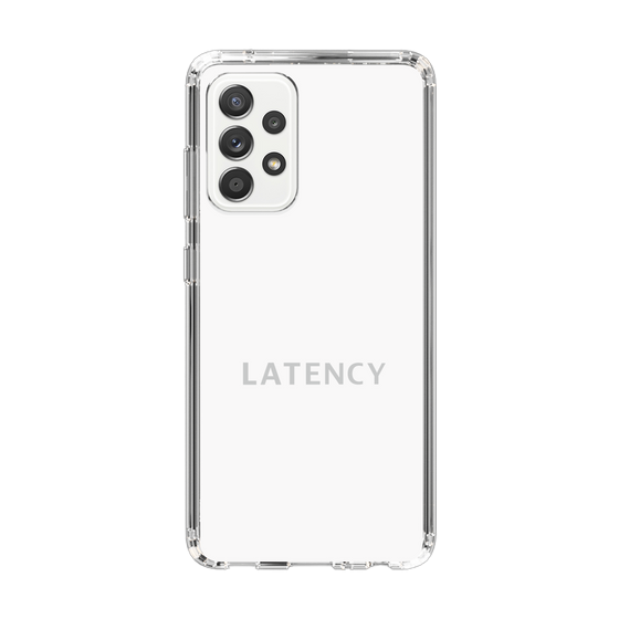 スリムプロテクションケース［ LATENCY - Logotype - White ］