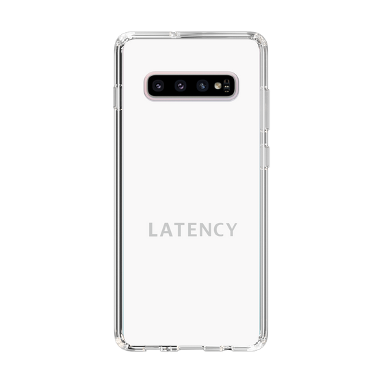 スリムプロテクションケース［ LATENCY - Logotype - White ］