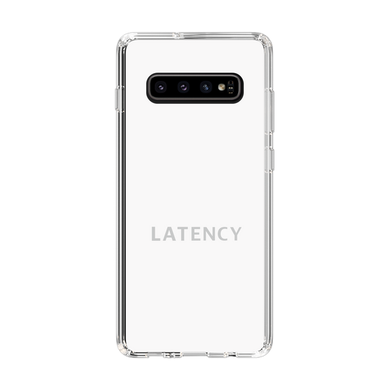 スリムプロテクションケース［ LATENCY - Logotype - White ］