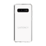 スリムプロテクションケース［ LATENCY - Logotype - White ］