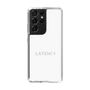 スリムプロテクションケース［ LATENCY - Logotype - White ］