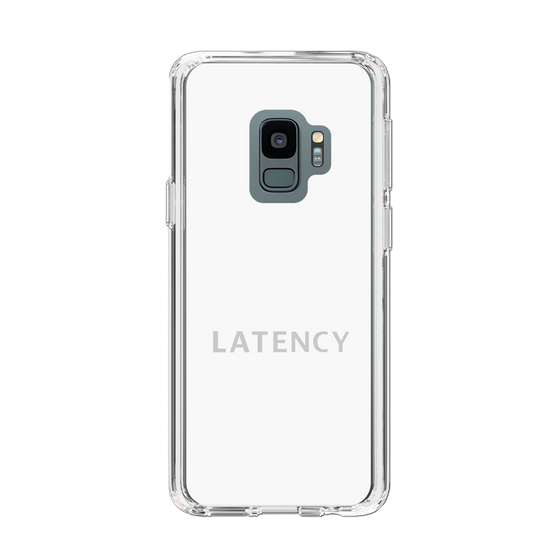 スリムプロテクションケース［ LATENCY - Logotype - White ］