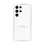 スリムプロテクションケース［ LATENCY - Logotype - White ］