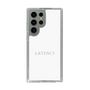 スリムプロテクションケース［ LATENCY - Logotype - White ］