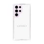 スリムプロテクションケース［ LATENCY - Logotype - White ］