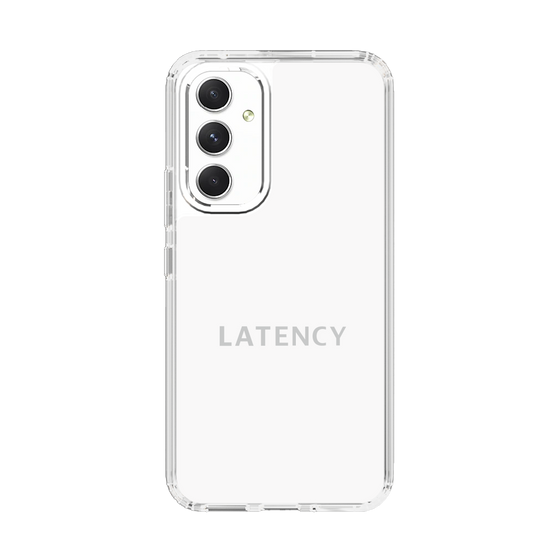 スリムプロテクションケース［ LATENCY - Logotype - White ］