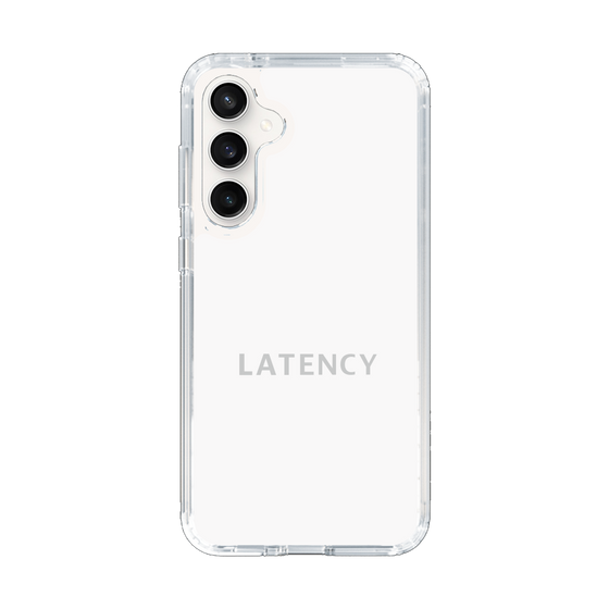 スリムプロテクションケース［ LATENCY - Logotype - White ］
