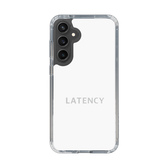 スリムプロテクションケース［ LATENCY - Logotype - White ］
