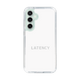 スリムプロテクションケース［ LATENCY - Logotype - White ］