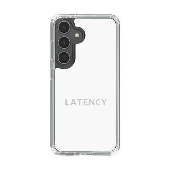 スリムプロテクションケース［ LATENCY - Logotype - White ］