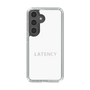 スリムプロテクションケース［ LATENCY - Logotype - White ］