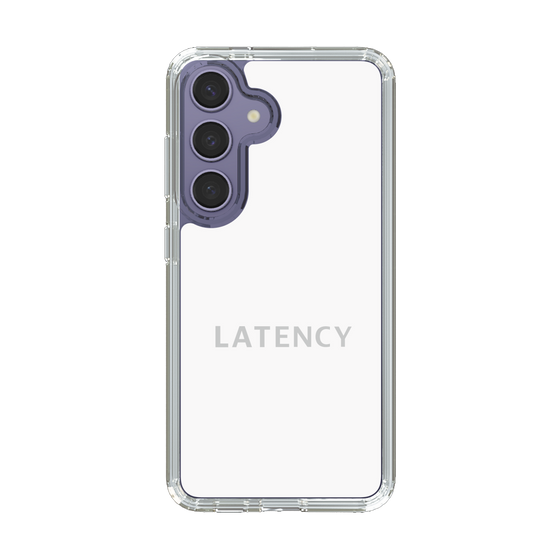 スリムプロテクションケース［ LATENCY - Logotype - White ］