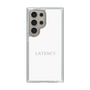 スリムプロテクションケース［ LATENCY - Logotype - White ］