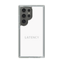 スリムプロテクションケース［ LATENCY - Logotype - White ］