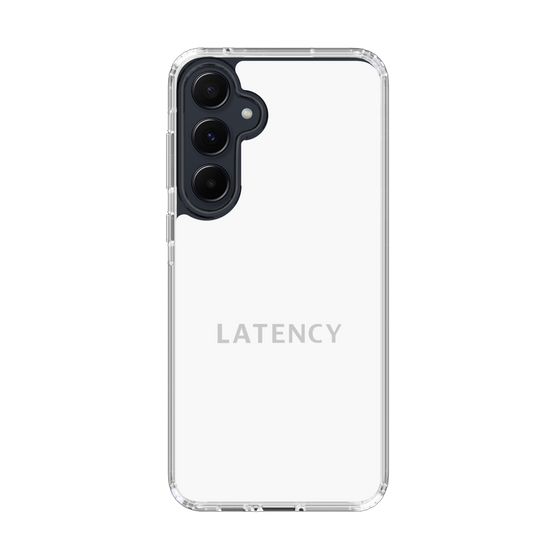 スリムプロテクションケース［ LATENCY - Logotype - White ］