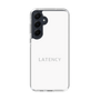 スリムプロテクションケース［ LATENCY - Logotype - White ］