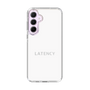 スリムプロテクションケース［ LATENCY - Logotype - White ］