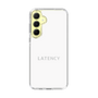スリムプロテクションケース［ LATENCY - Logotype - White ］