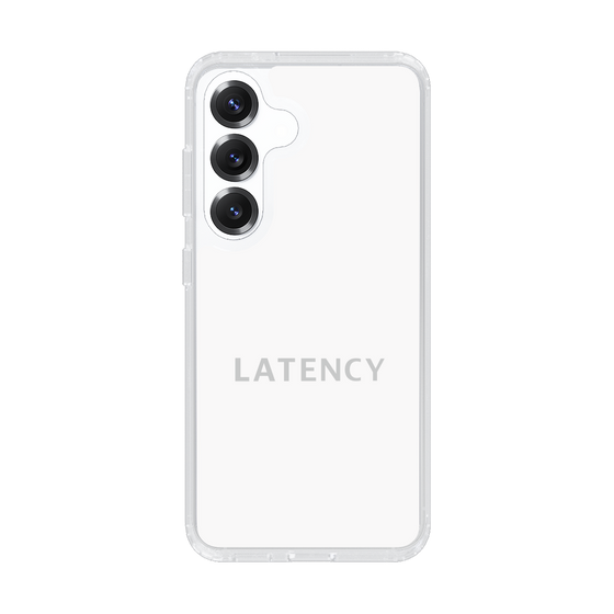 スリムプロテクションケース［ LATENCY - Logotype - White ］