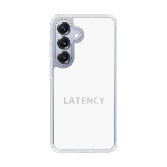 スリムプロテクションケース［ LATENCY - Logotype - White ］