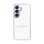 スリムプロテクションケース［ LATENCY - Logotype - White ］