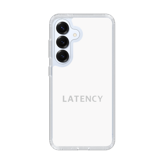 スリムプロテクションケース［ LATENCY - Logotype - White ］