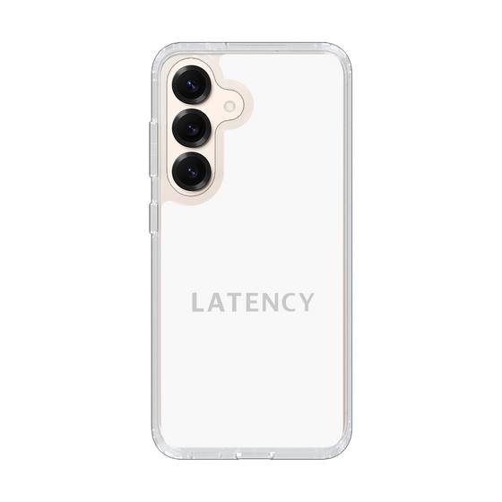 スリムプロテクションケース［ LATENCY - Logotype - White ］