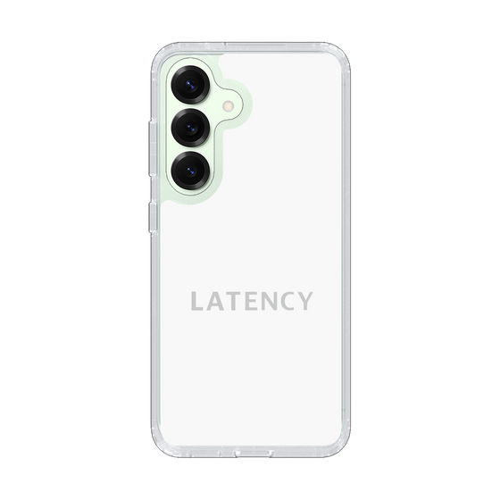 スリムプロテクションケース［ LATENCY - Logotype - White ］