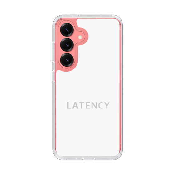 スリムプロテクションケース［ LATENCY - Logotype - White ］