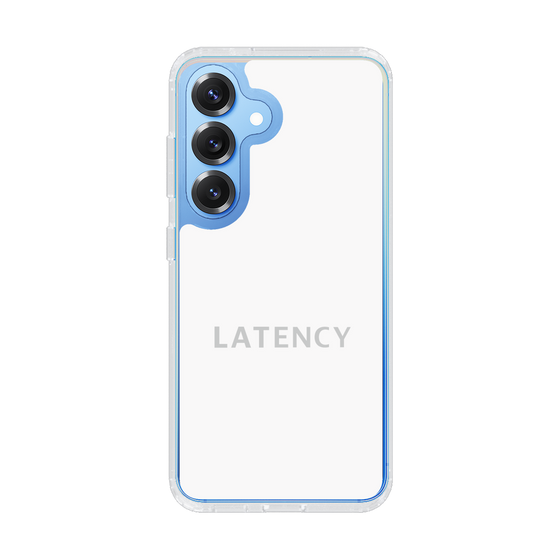 スリムプロテクションケース［ LATENCY - Logotype - White ］
