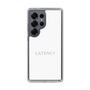 スリムプロテクションケース［ LATENCY - Logotype - White ］