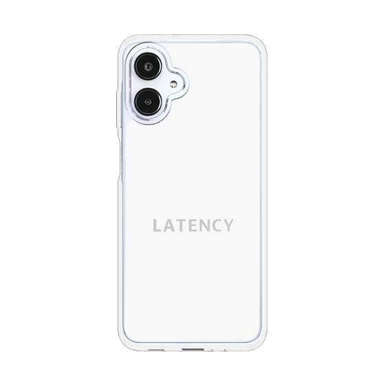 スリムプロテクションケース［ LATENCY - Logotype - White ］