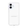 スリムプロテクションケース［ LATENCY - Logotype - White ］