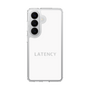 スリムプロテクションケース［ LATENCY - Logotype - White ］