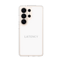 スリムプロテクションケース［ LATENCY - Logotype - White ］