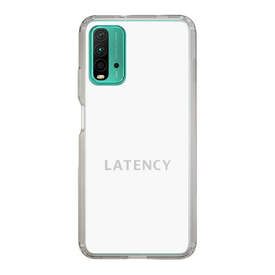 スリムプロテクションケース［ LATENCY - Logotype - White ］