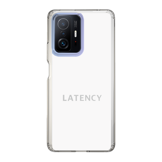 スリムプロテクションケース［ LATENCY - Logotype - White ］