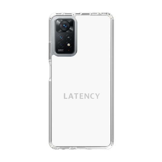 スリムプロテクションケース［ LATENCY - Logotype - White ］