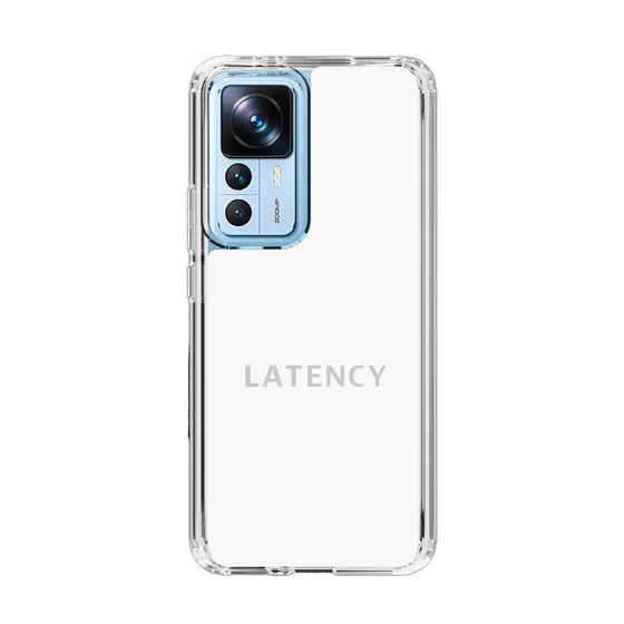 スリムプロテクションケース［ LATENCY - Logotype - White ］